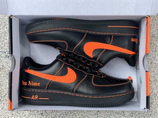 VLONE xNike Air Force 1Low orang - Image 5