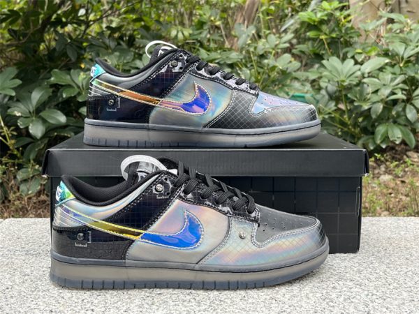 Nike Dunk Low "Hyperflat" Black and Multi-Color