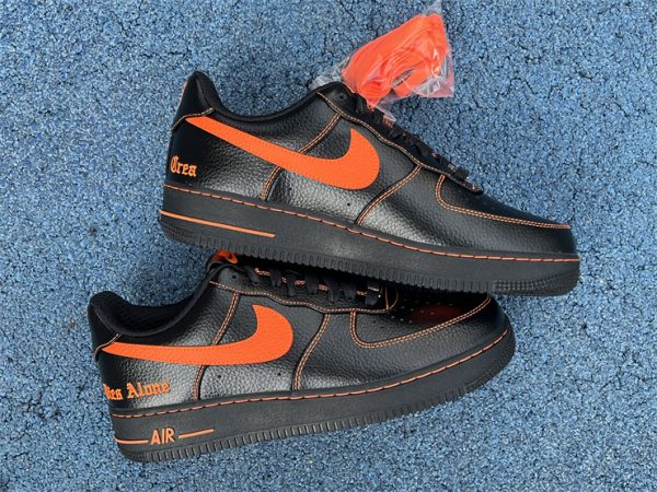 VLONE xNike Air Force 1Low orang - Image 2