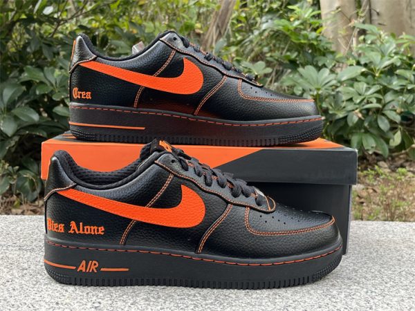 VLONE xNike Air Force 1Low orang - Image 6